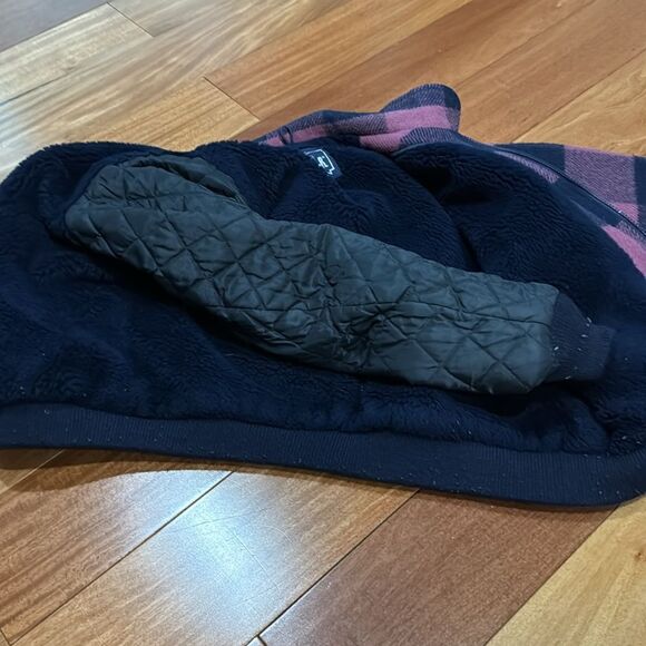 Woolrich Vintage Wool Jacket Plaid Zip Up Women’s Made In USA Bomber Style Sz M - Picture 7 of 9